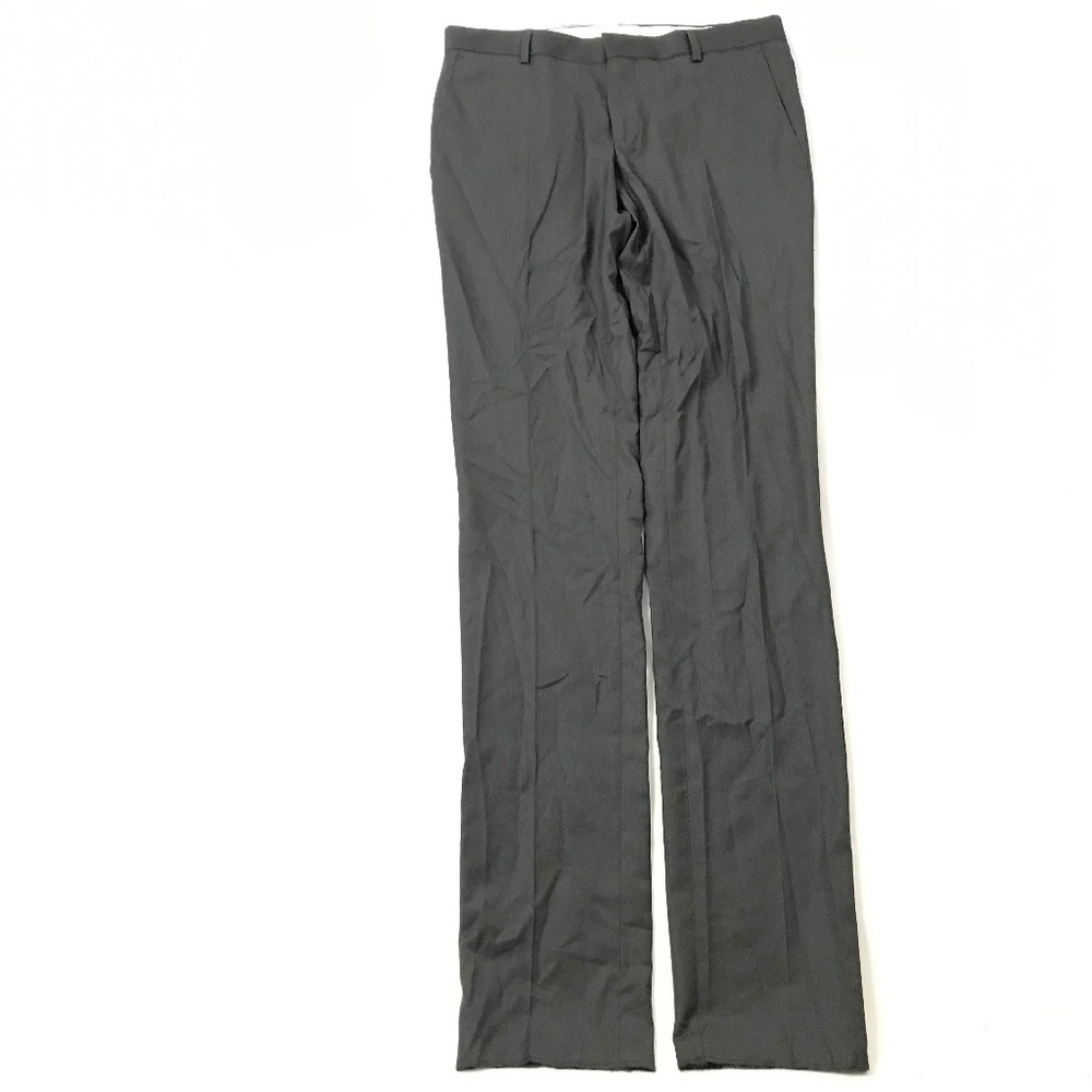 Paoloni Men's Pants 100% Fleece Wool Flat Front 46